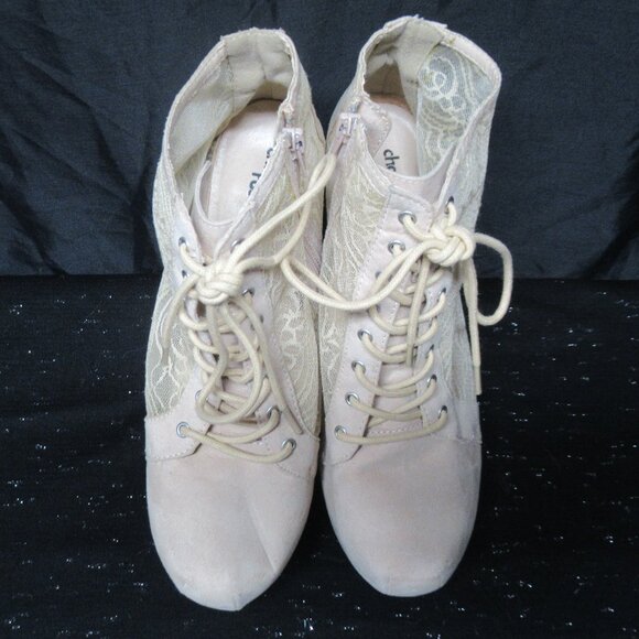 Charlotte Russe Lace Booties - Picture 4 of 10